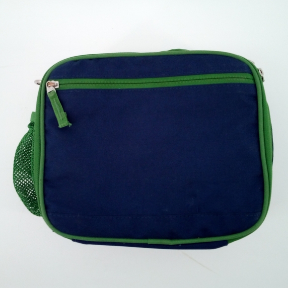Pottery Barn Kids Lunchbox Lunch Box Green Blue Isolated 2020 Children School - Picture 1 of 12